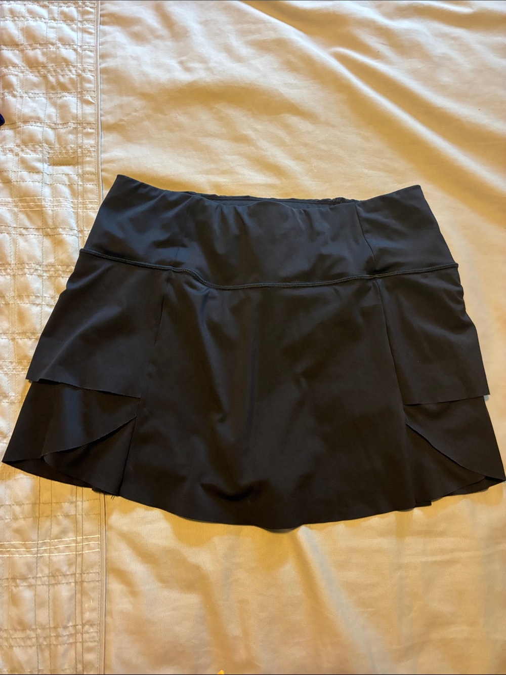 Athleta Black Layered Athletic Skort